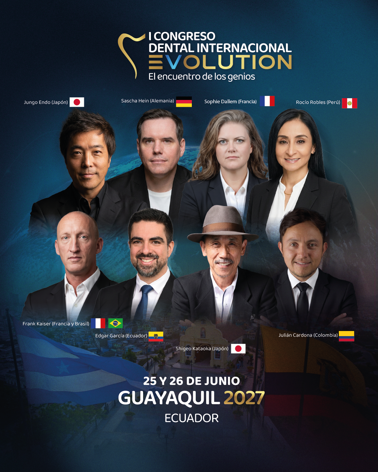 Expositores del I Congreso Dental Internacional Evolution