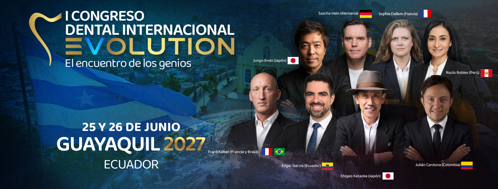 Ponentes del I Congreso Dental Internacional Evolution 2027